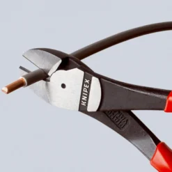 Pince coupante de côté démultipliée 140mm - Gainage PVC - KNIPEX | 74 01 140