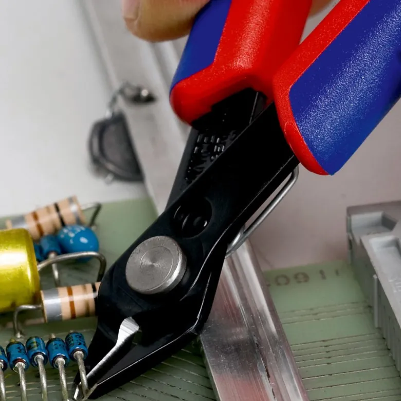 Pince coupante électronique Super Knips® 125mm - Gainage bi-matière - KNIPEX | 78 61 125