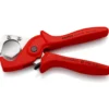 Pince coupante PlastiCut® pour tubes flexibles et gaines renforcés 185 mm KNIPEX | 90 20 185