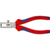 Pince à dénuder avec ressort d'ouverture, universel gaines bi-matière 160 mm KNIPEX | 11 02 160