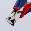 Pince électronique coupante de devant oblique à 15° - 120mm - Gainage bi-matiére - KNIPEX | 62 12 120