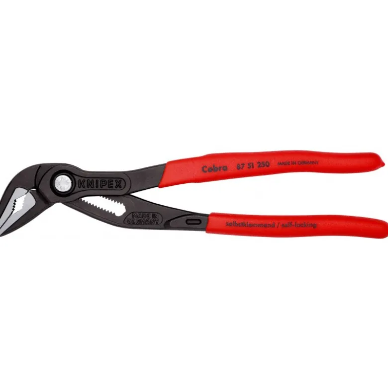 Pince multiprise Cobra® ES ultra-effilée gainées en plastique antidérapant 250 mm KNIPEX | 87 51 250