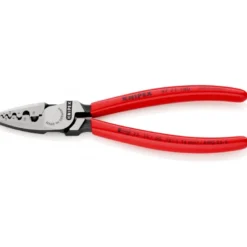 Pince à sertir les embouts 180mm - Gainage PVC - 0,25 - 16mm² - KNIPEX | 97 71 180