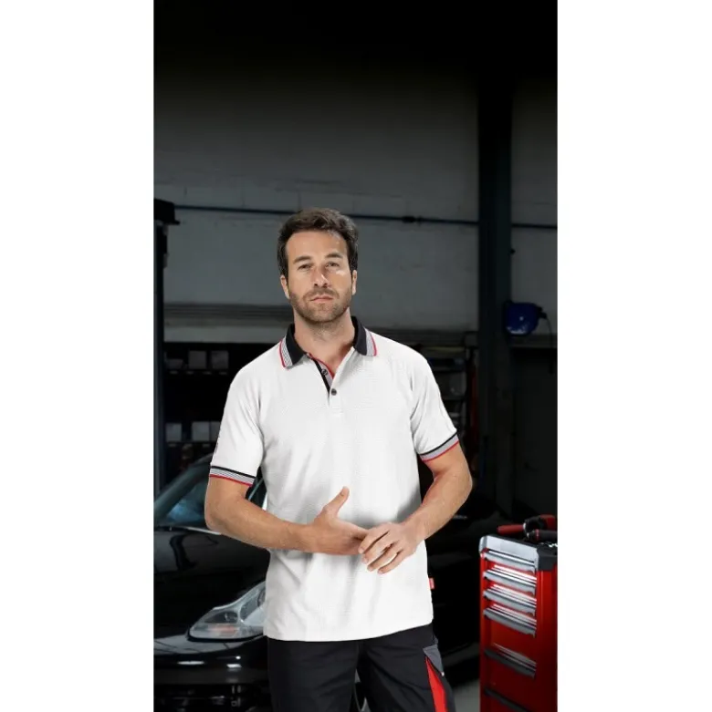 Polo homme manches courtes blanc - BOARD - FACOM | FXWW9020E