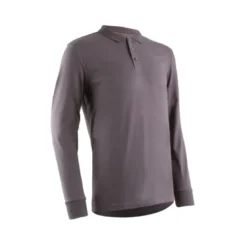 Polo manches longues - LAURITS - 60% Modacrylique/39% Coton/1% Fibre antistatique 180g/m2 UPF 50 - Gris - COVERGUARD | 5LAU050