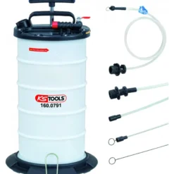 Pompe d'aspiration par vide 9,5L avec 4 sondes - KS Tools | 160.0790