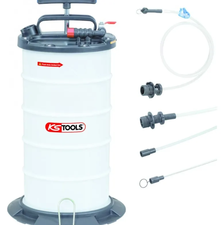 Pompe d'aspiration par vide 9,5L avec 4 sondes - KS Tools | 160.0790