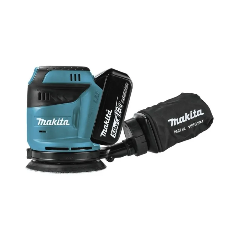Ponceuse excentrique 18 Volts 5 Ah 125 mm Makita | DBO180RTJ