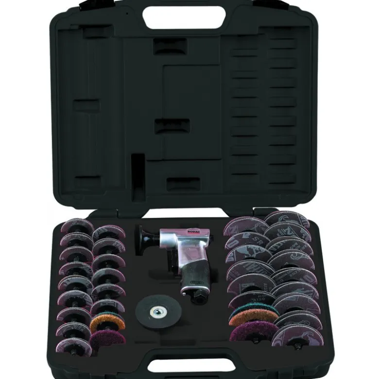 PONCEUSE ROTATIVE REVOLVER 50-75 MM + 120 DISQUES - COFFRET - SAM | RC163BC