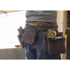 PORTE-OUTILS CUIR DOUBLE CEINTURE - STANLEY | STST1-80113