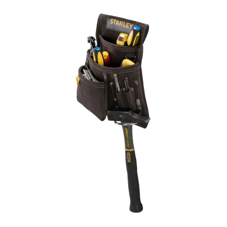 PORTE-OUTILS ET PORTE-MARTEAU CUIR SIMPLE - STANLEY | STST1-80114