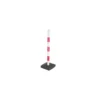 Poteau de signalisation PVC 0,90m Rouge/Blanc GISS | 848123