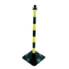 POTEAU DE SUPPORT (H90CM) LEST (2,800KG) JAUNE/NOIR TALIAPLAST | 530302