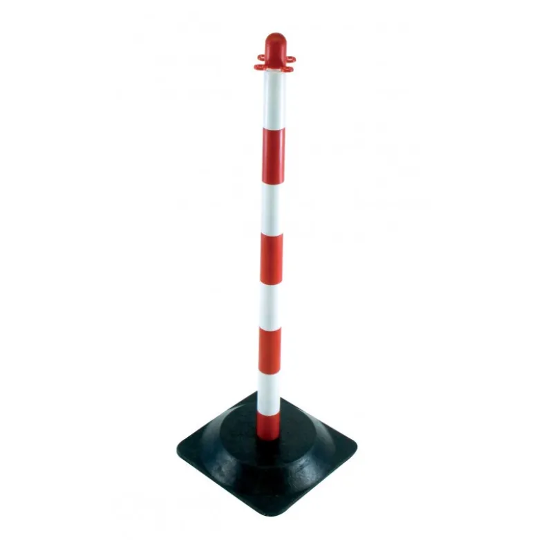 POTEAU DE SUPPORT (H90CM) LEST (2,800KG) ROUGE/BLANC TALIAPLAST | 530301