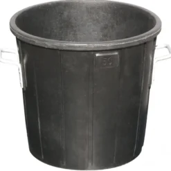 POUBELLE DE CHANTIER 105 LITRES CAOUTCHOUC TALIAPLAST | 330207