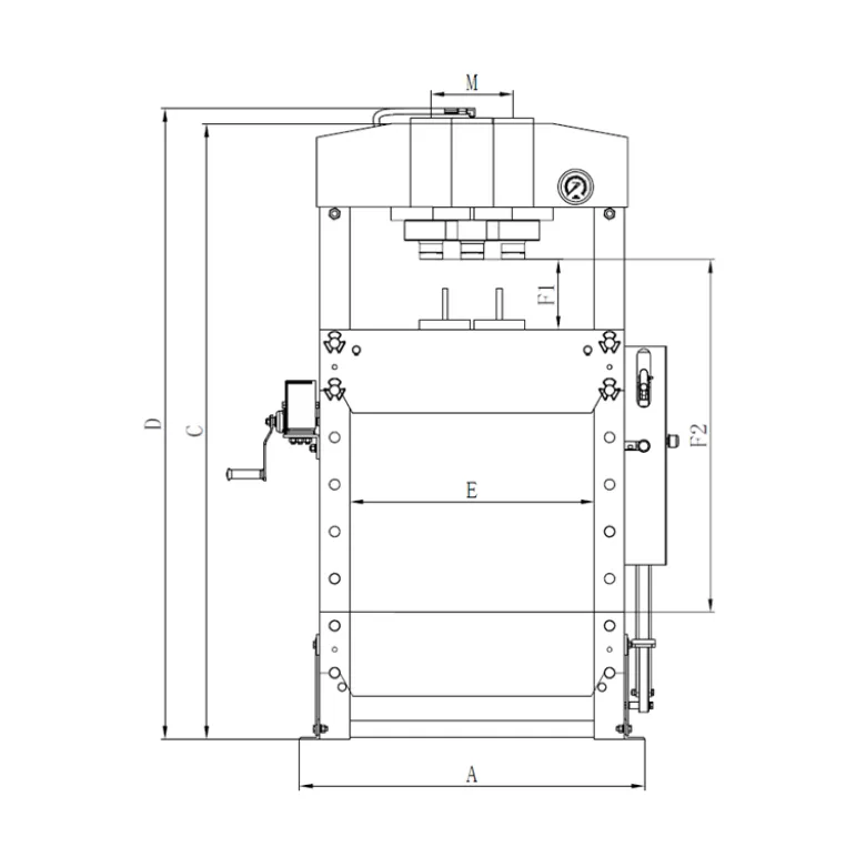 Presse d'atelier 50 tonnes Facom | W.450PF