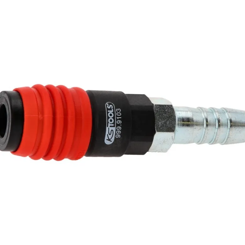 Raccord de sécurité à air comprimé universel 3-en-1, 14,5 mm avec raccord pour tuyau - KSTools | 999.9103