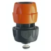 Raccord rapide à encliquer pour tuyau d'eau de diamètre 15 mm avec vanne Stop - Sodise | 18454