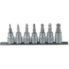 Rail de 7 douilles tournevis 6 pans sphérique ULTIMATE® 3/8'' KSTools | 911.3922