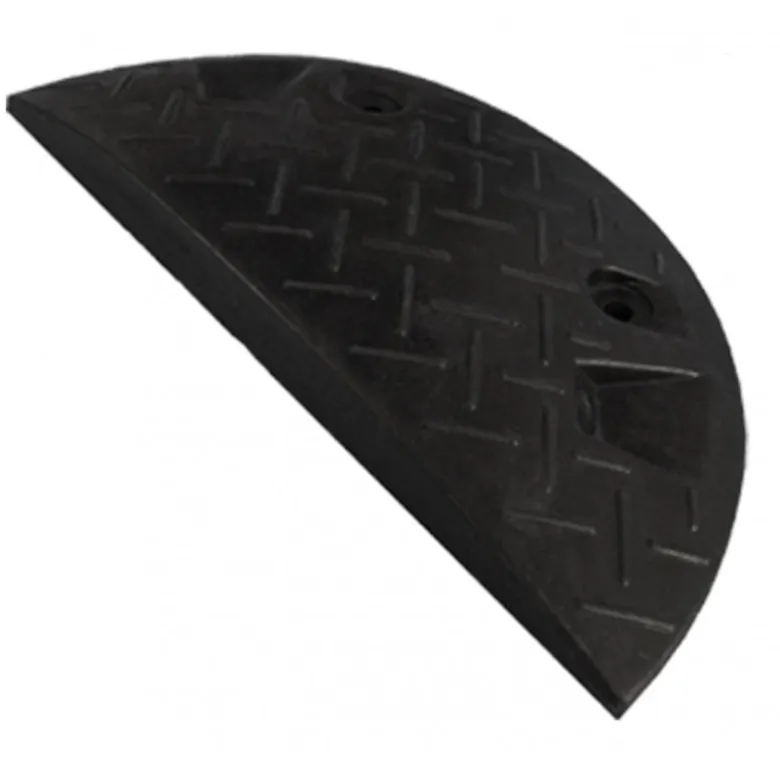 RALENTISSEUR 1/2 ROND NOIRE 25X40X5 TALIAPLAST | 520506