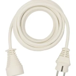 Rallonge électrique 5m H05VV-F 3G1,5, blanche - Brennenstuhl | 1168441