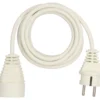 Rallonge électrique 2m H05VV-F 3G1,0, blanche - Brennenstuhl | 1168121