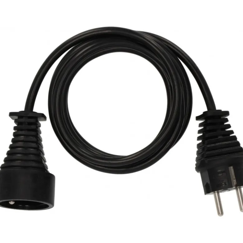 Rallonge électrique 3m H05VV-F 3G1,5 noir - Brennenstuhl | 1165431