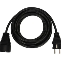 Rallonge électrique 5m H05VV-F 3G1,5 noir - Brennenstuhl | 1165441