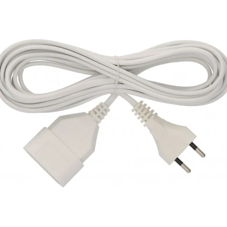 Rallonge électrique 5m H03VVH2-F 2x0,75 blanc - Brennenstuhl | 1161671