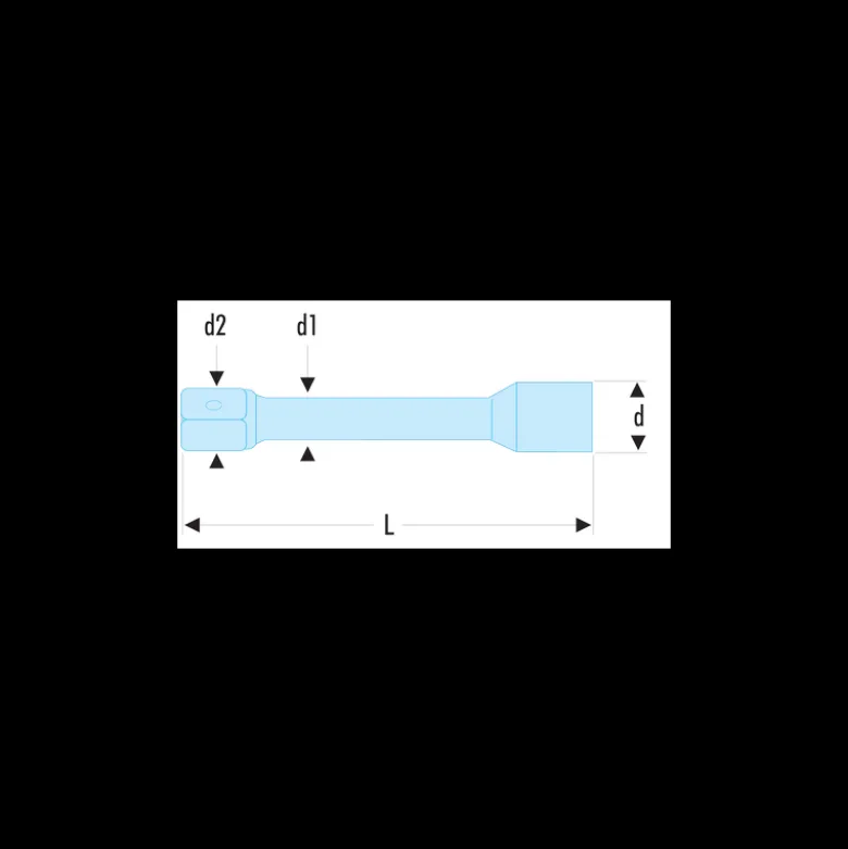 Rallonge 100mm 3/4" Facom | K.208B