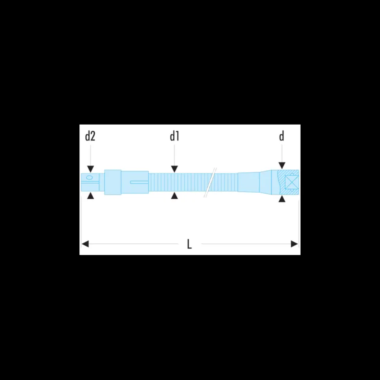 Rallonge 200mm flexible 3/8" Facom | J.216