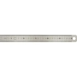 Reglet semi rigide L,500 x l,30 x ép,0,8mm - graduation profonde recto/verso - - KS Tools | 300.0111