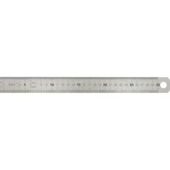 Reglet semi rigide L,500 x l,30 x ép,0,8mm - graduation profonde recto/verso - - KS Tools | 300.0111