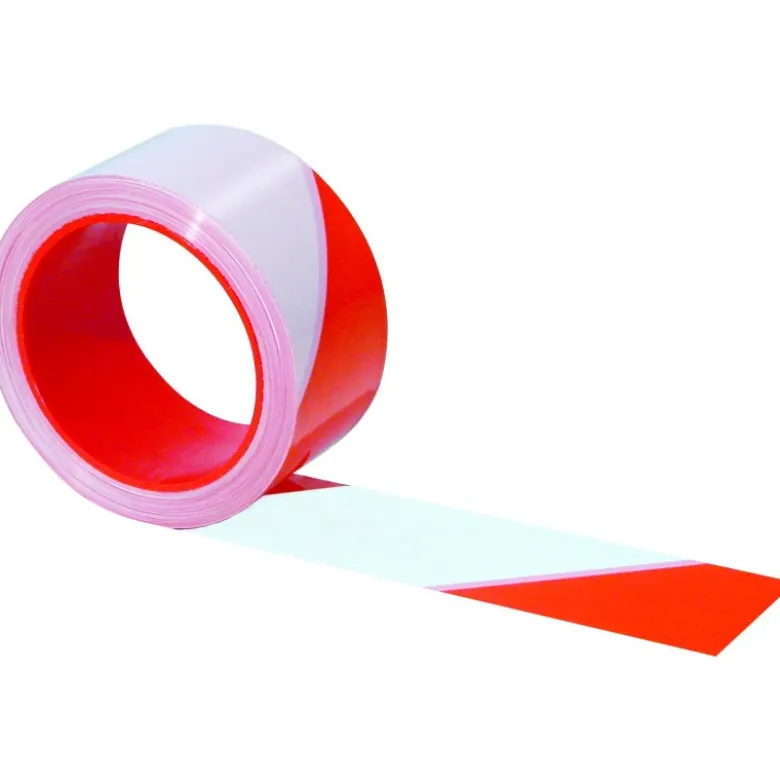 RUBAN "RUBAFORT" ROUGE BLANC 200MX75MM TALIAPLAST | 540607