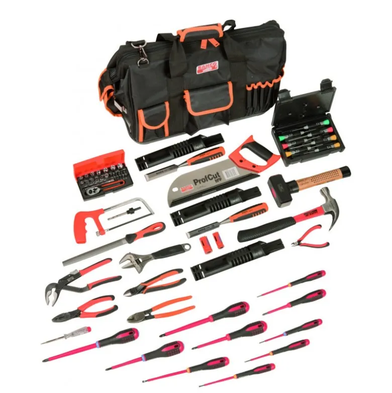 Sac fermé avec jeu d'outils MRO - 61 pcs - Bahco | 4750FB2-19TS001
