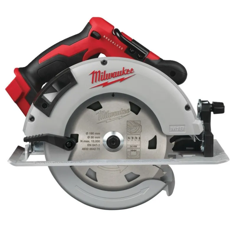 Scie circulaire bois 18 volts brushless M18 BLCS66-0X Milwaukee | 4933464589