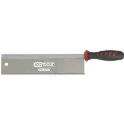 Scie à dos travaux de finition 250mm, 2 angles de coupe 13TPI,poignée bi-matière KS Tools | 907.2510