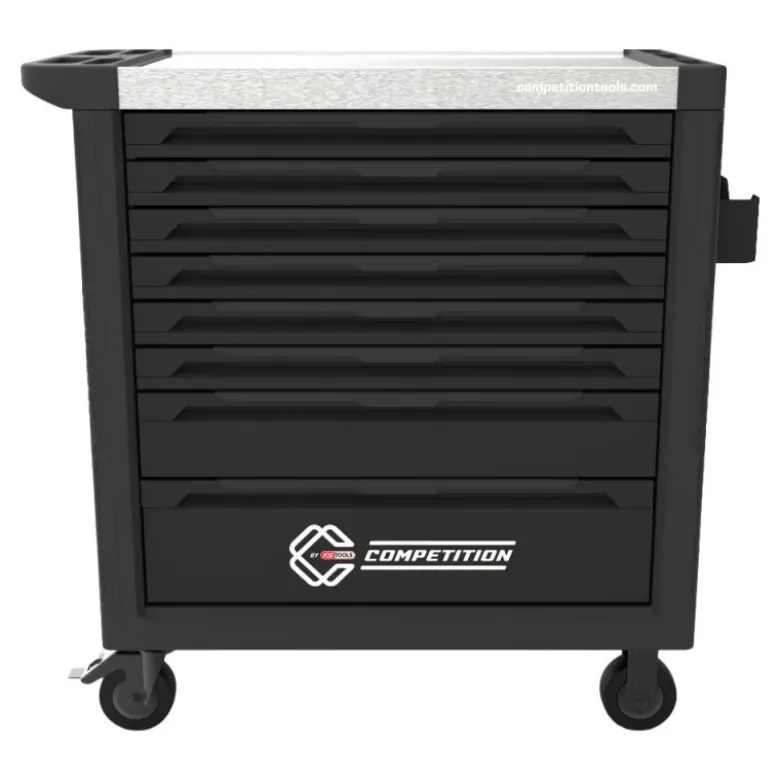 Servante d'atelier COMPETITION avec 8 tiroirs et 434 outils premium - KSTools | 512.5434