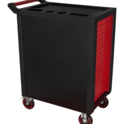 Servante d'atelier RACINGline NOIR/ROUGE avec 7 tiroirs - KSTools | 826.0007