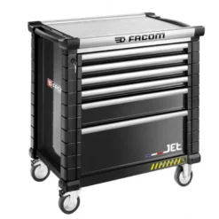 Servante d'atelier sécurité JET 6 tiroirs 4 modules par tiroir noire anti basculement - FACOM FRANCE | JET.6NM4ASPF