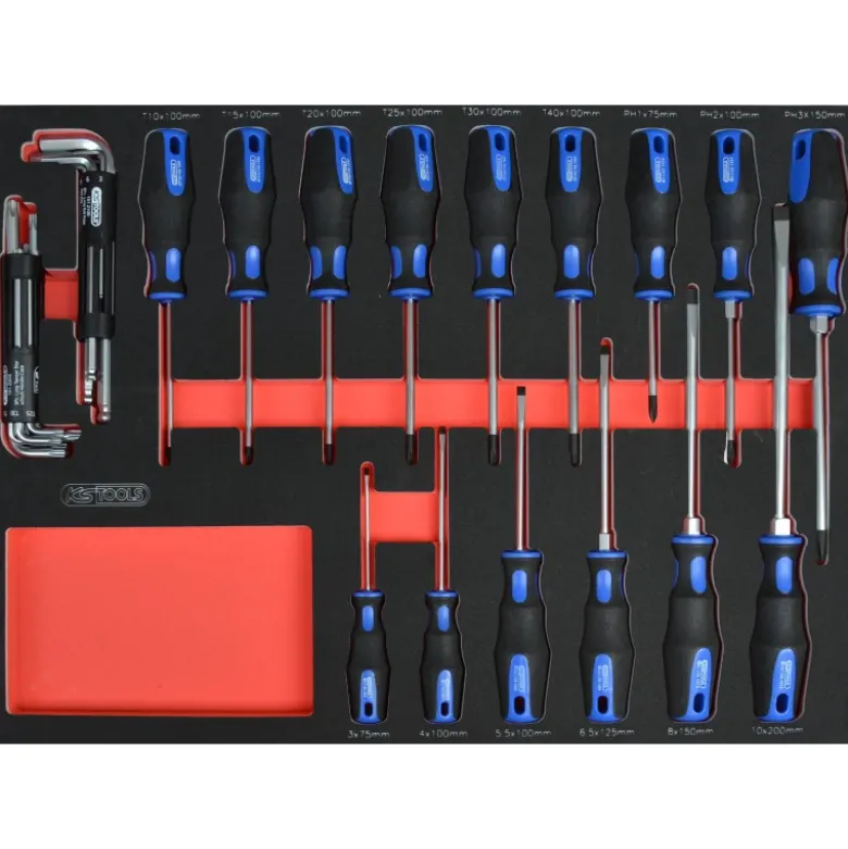 Servante d'atelier 7 tiroirs PEARLline noire 249 outils série limitée Stéphane PETERHANSEL - Kstools | 821.7248