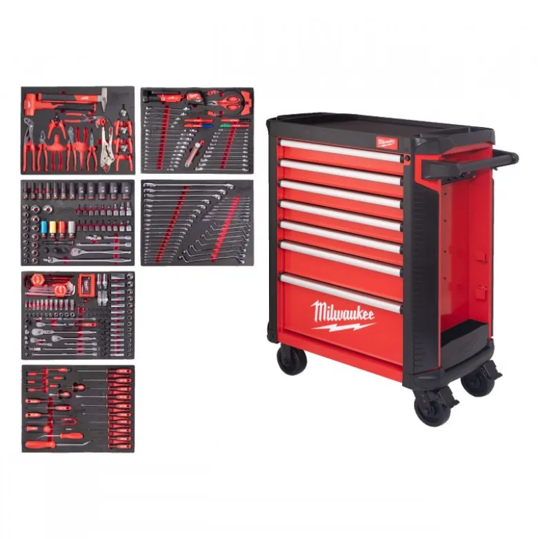 SERVANTE EQUIPÉE 78 CM TOOLGUARD 332 OUTILS - Milwaukee | 4932500753