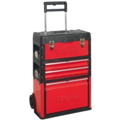 Servante mobile en métal/pvc à 4 compartiments 72x52x32cm - KS Tools | 850.0340