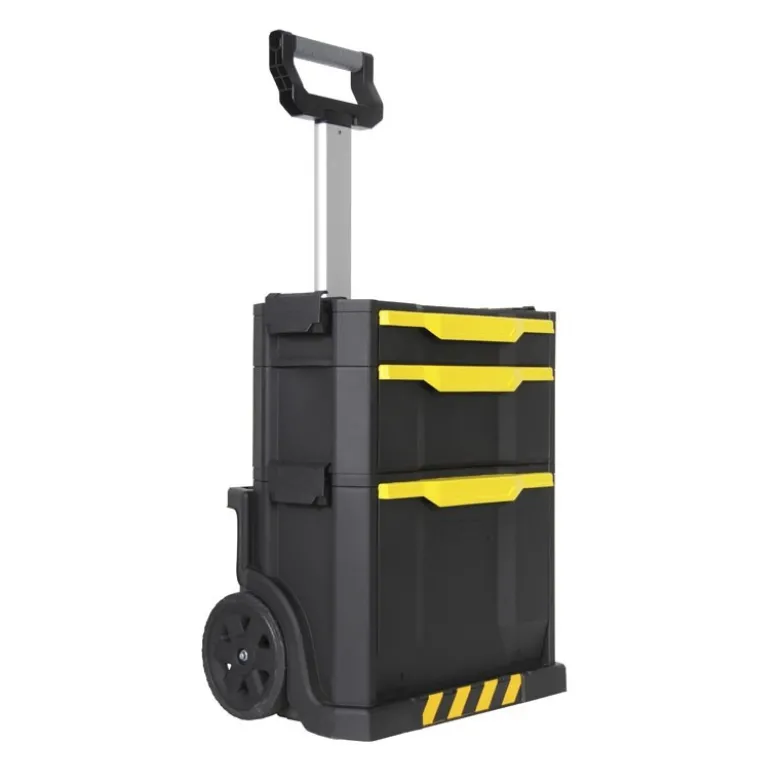 SERVANTE MODULO 3 EN 1 AVEC BOITE TOUCHLATCH A TIROIR Stanley 1-79-206