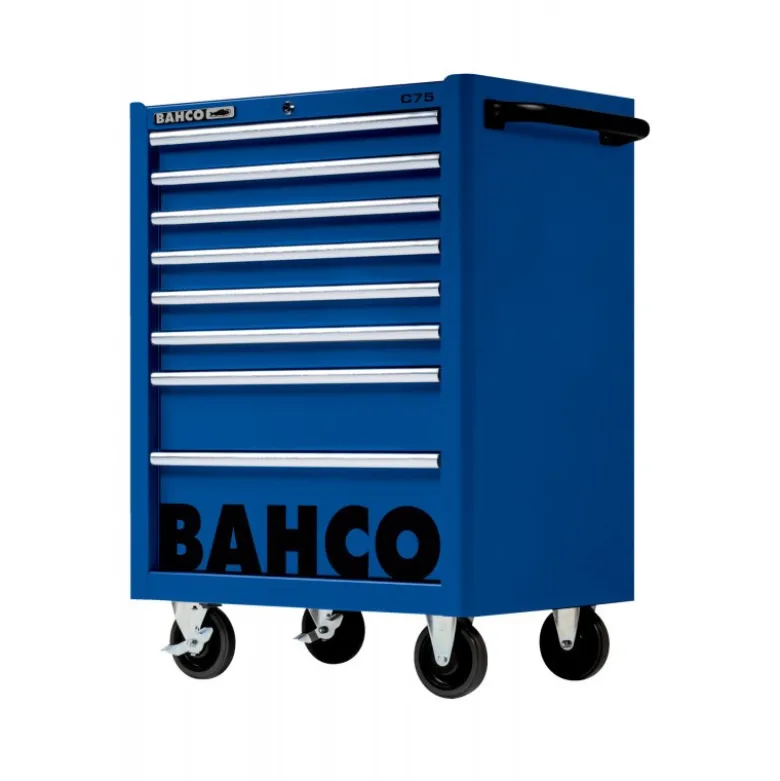 Servantes C75 classiques, 66 cm avec 8 tiroirs - Bahco | 1475K8