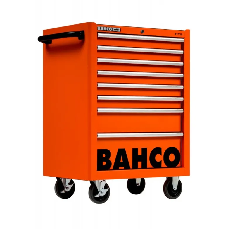 Servantes C75 classiques, 66 cm avec 8 tiroirs - Bahco | 1475K8