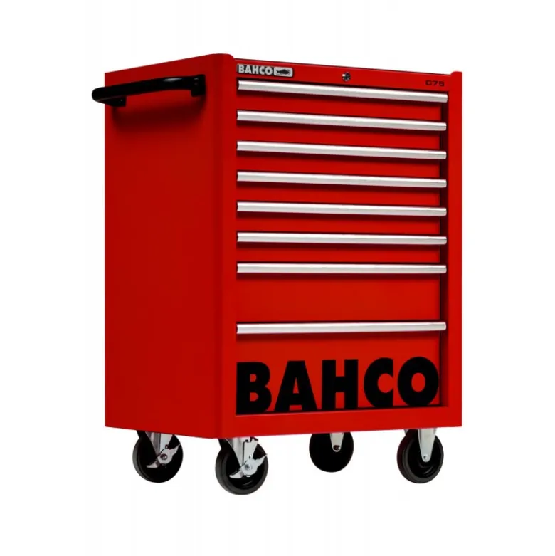 Servantes C75 classiques, 66 cm avec 8 tiroirs - Bahco | 1475K8