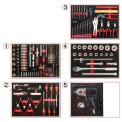 Servante 6 tir France, 298 pcs - KSTools | 824.6298F