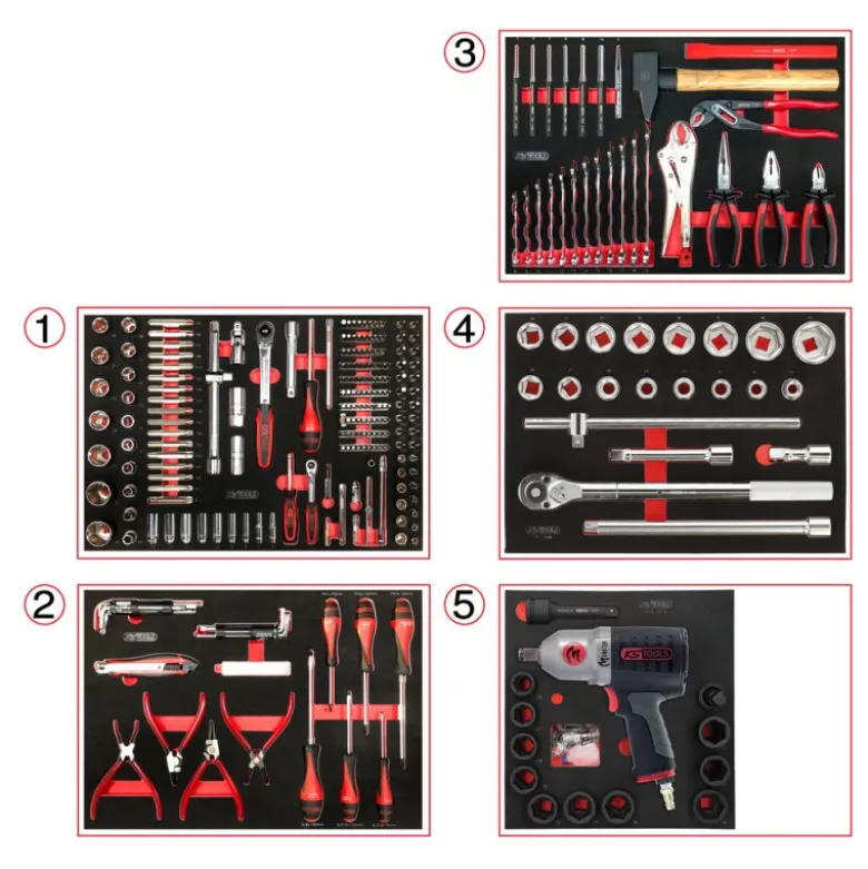 Servante 6 tir France, 298 pcs - KSTools | 824.6298F