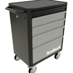 SERVANTE 5 TIROIRS NOIR/GRIS - ROEBUCK | 893459